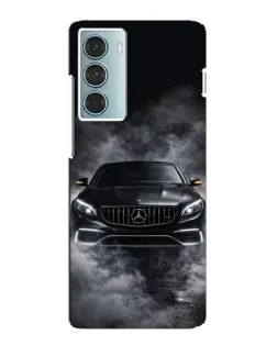 Чехол для Motorola MOTO G200 с картинкой «Mercedes в дыму»