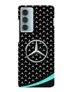 Чехол для Motorola MOTO G200 с картинкой «Mercedes — бирюзовый акцент»