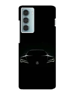 Чохол для Motorola MOTO G200 з картинкою «Mercedes — силует авто»