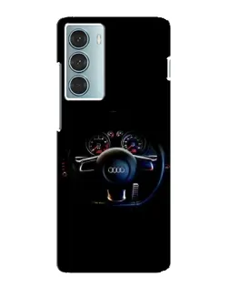 Чехол для Motorola MOTO G200 с картинкой «Салон Audi — руль»