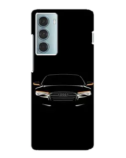 Чехол для Motorola MOTO G200 с картинкой «Audi — ночной контур»