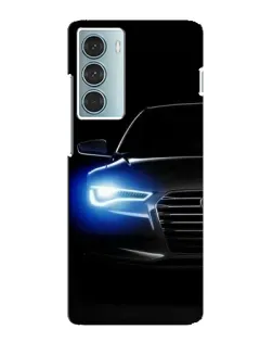 Чехол для Motorola MOTO G200 с картинкой «Неоновый взгляд Audi»