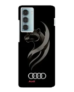 Чехол для Motorola MOTO G200 с картинкой «Графика — пантера и Audi»