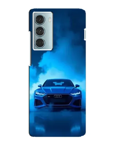 Чехол для Motorola MOTO G200 с картинкой «Audi — голубая энергия» Чехол для Motorola MOTO G200 с картинкой «Audi — голубая энергия»