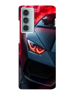 Чехол для Motorola MOTO G200 с картинкой «Lamborghini красное сияние»