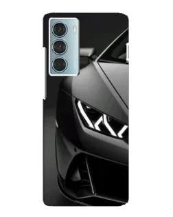 Чехол для Motorola MOTO G200 с картинкой «Lamborghini фары детализация»