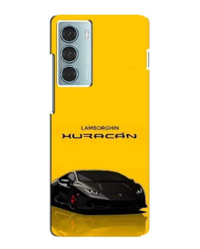 Чехол для Motorola MOTO G200 с картинкой «Lamborghini Huracan черный»