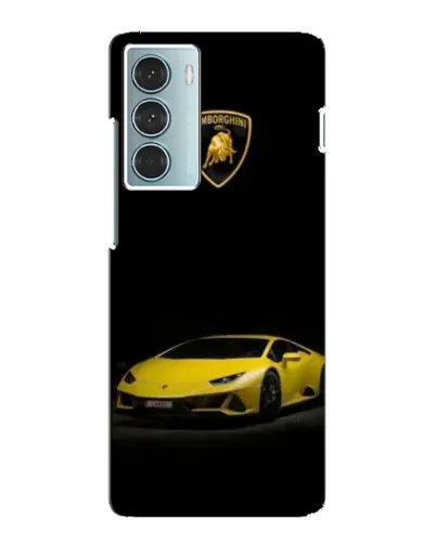 Чехол для Motorola MOTO G200 с картинкой «Lamborghini желтый акцент»