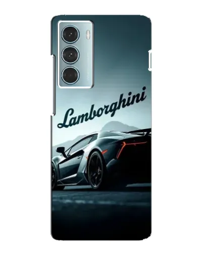 Чехол для Motorola MOTO G200 с картинкой «Классическая надпись Lamborghini»