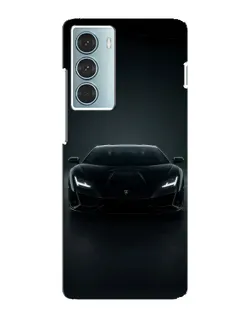 Чехол для Motorola MOTO G200 с картинкой «Черный Lamborghini Aventador»