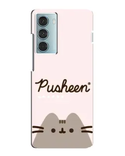 Чехол для Motorola MOTO G200 с картинкой «Pusheen логотип»