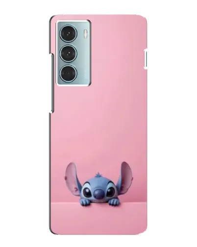 Чехол для Motorola MOTO G200 с картинкой «Stitch выглядывает»