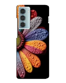 Чехол для Motorola MOTO G200 с картинкой «Радужный цветок»