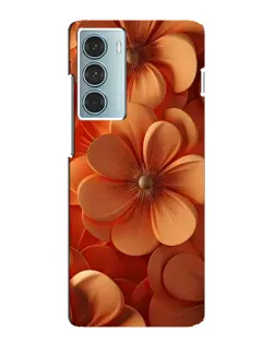 Чехол для Motorola MOTO G200 с картинкой «Оранжевый макро цветок»