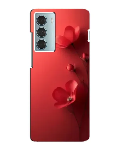 Чехол для Motorola MOTO G200 с картинкой «Маковые соцветия»