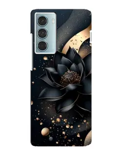 Чехол для Motorola MOTO G200 с картинкой «Черный лотос»