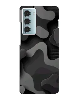 Чехол для Motorola MOTO G200 с картинкой «Темный абстрактный камуфляж»