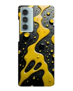 Чехол для Motorola MOTO G200 с картинкой «Жидкое желтое золото»