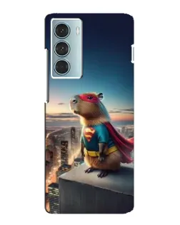 Чехол для Motorola MOTO G200 с картинкой «Капи-мен супергерой»