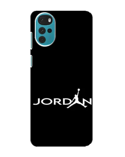Чохол для Motorola MOTO G22 з картинкою «Jordan White Logo» Чохол для Motorola MOTO G22 з картинкою «Jordan White Logo»