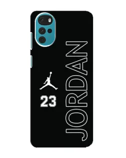 Чохол для Motorola MOTO G22 з картинкою «Jordan Vertical»