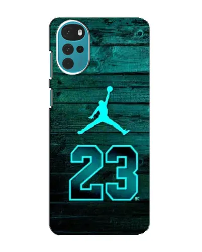 Чохол для Motorola MOTO G22 з картинкою «Jordan Cyan 23» Чохол для Motorola MOTO G22 з картинкою «Jordan Cyan 23»