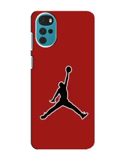 Чохол для Motorola MOTO G22 з картинкою «Jordan Red Back»