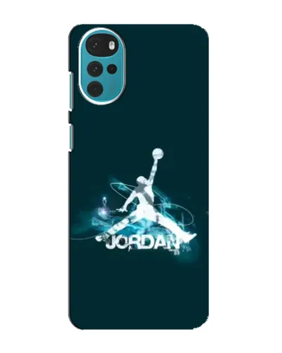 Чохол для Motorola MOTO G22 з картинкою «Jordan Blue Fire» Чохол для Motorola MOTO G22 з картинкою «Jordan Blue Fire»