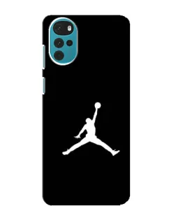 Чохол для Motorola MOTO G22 з картинкою «Jordan Silhouette»