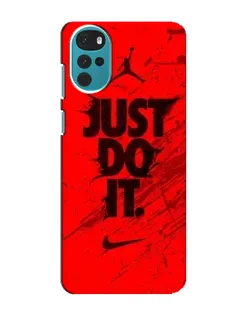 Чохол для Motorola MOTO G22 з картинкою «Nike Just Do It»