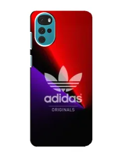 Чехол для Motorola MOTO G22 с картинкой «Adidas Red Neon»