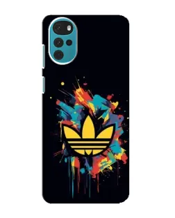 Чехол для Motorola MOTO G22 с картинкой «Adidas Splash»