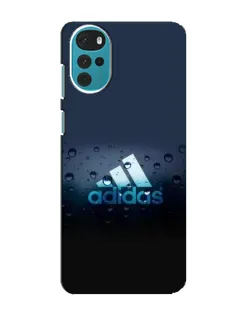 Чехол для Motorola MOTO G22 с картинкой «Adidas Water Drops»