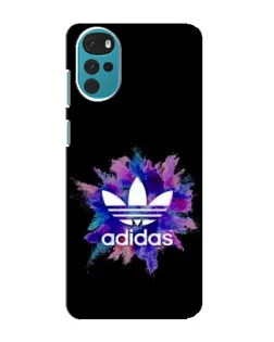 Чехол для Motorola MOTO G22 с картинкой «Взрыв красок Adidas»