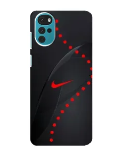 Чехол для Motorola MOTO G22 с картинкой «Абстрактный дизайн Nike»