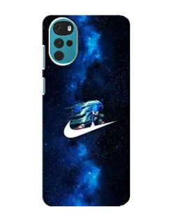 Чехол для Motorola MOTO G22 с картинкой «Звездный путь Nike»