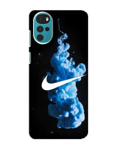 Чехол для Motorola MOTO G22 с картинкой «Nike и синий дым» Чехол для Motorola MOTO G22 с картинкой «Nike и синий дым»
