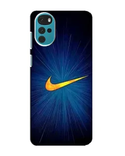 Чохол для Motorola MOTO G22 з картинкою «Синій пульс Nike»