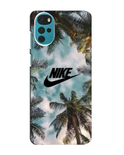 Чохол для Motorola MOTO G22 з картинкою «Тропічний принт Nike»