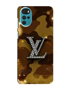 Чехол для Motorola MOTO G22 с картинкой «Камуфляжный Louis Vuitton»