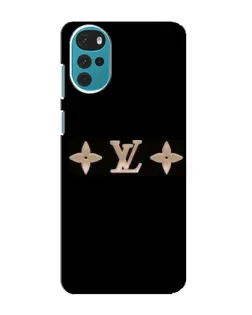 Чехол для Motorola MOTO G22 с картинкой «Louis Vuitton — минимализм»