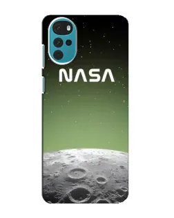 Чехол для Motorola MOTO G22 с картинкой «NASA — лунный градиент»