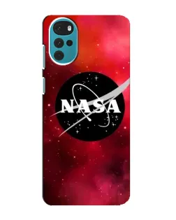 Чехол для Motorola MOTO G22 с картинкой «NASA — красная туманность»