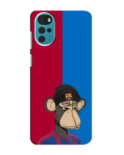 Чехол для Motorola MOTO G22 с картинкой «Bored Ape — фанат Барсы» Чехол для Motorola MOTO G22 с картинкой «Bored Ape — фанат Барсы»