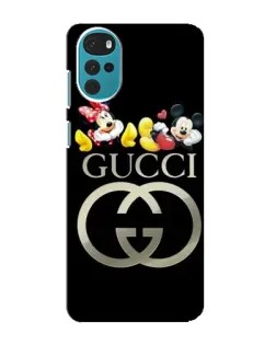 Чохол для Motorola MOTO G22 з картинкою «Gucci — герої Disney»