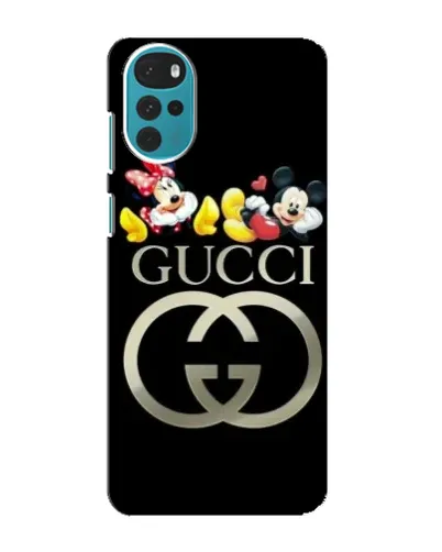 Чохол для Motorola MOTO G22 з картинкою «Gucci — герої Disney»