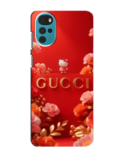 Чохол для Motorola MOTO G22 з картинкою «Gucci — золотий сад»