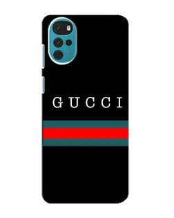 Чохол для Motorola MOTO G22 з картинкою «Gucci — червоний пояс»