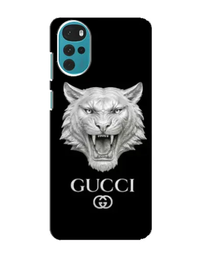 Чохол для Motorola MOTO G22 з картинкою «Gucci — срібний лев» Чохол для Motorola MOTO G22 з картинкою «Gucci — срібний лев»