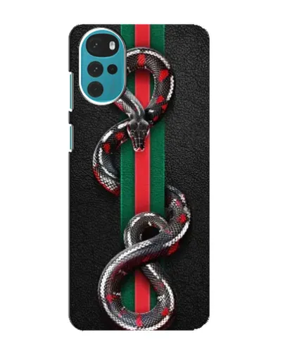 Чохол для Motorola MOTO G22 з картинкою «Gucci — змія на смузі» Чохол для Motorola MOTO G22 з картинкою «Gucci — змія на смузі»